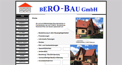 Desktop Screenshot of bero-bau.de