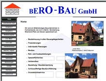 Tablet Screenshot of bero-bau.de